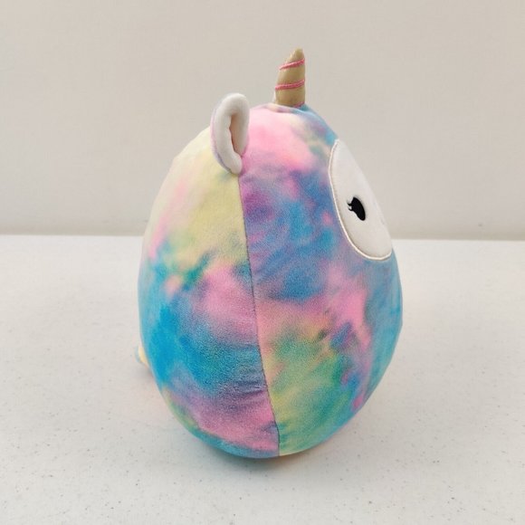 SQUISHMALLOW Lucy the Llama UNICORN with Daisy Rainbow Pastel 8" Stuffed Animal - Picture 5 of 9